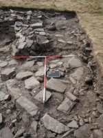 kerbed pathways or a pre viking building