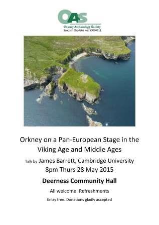 Orkney on a Pan-European Stage